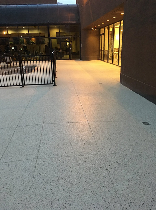 restaurant with floor coating