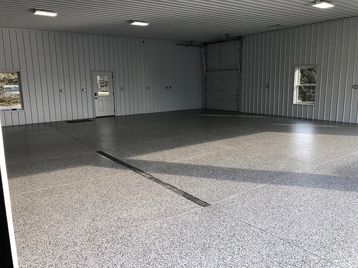 expansive warehouse Epoxy Floor